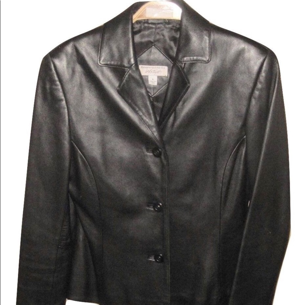 Lord & Taylor Exclusively for You Leather 
Jacket